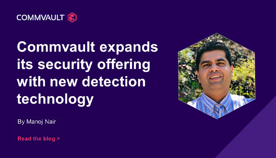 Commvault expands its security offerings with new detection technology